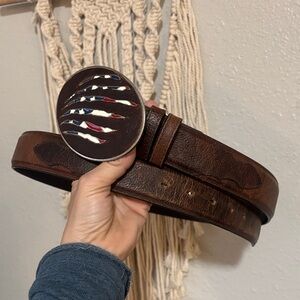 Size 40-44” waist Cody James leather belt